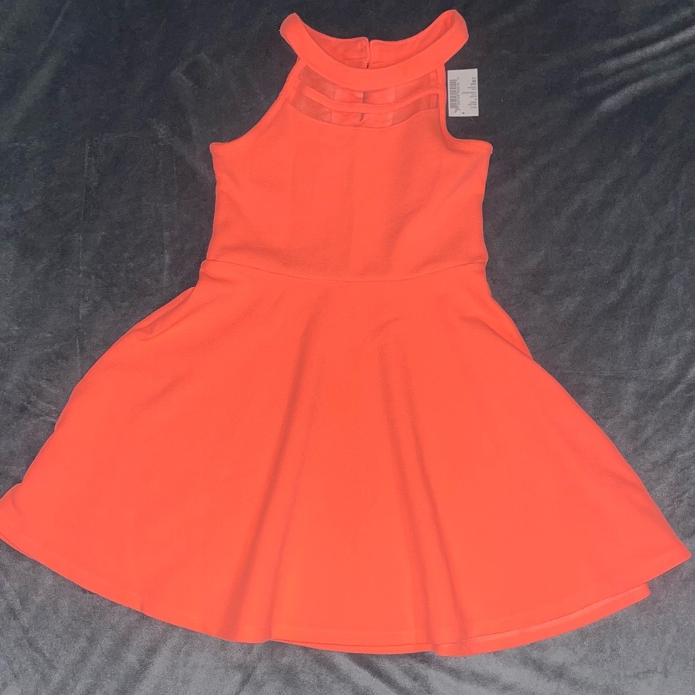 Children’s Place orange dress- girls size 7/8
